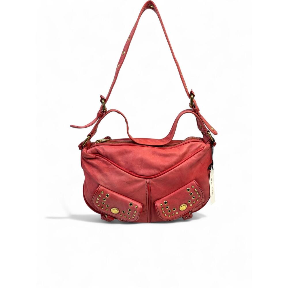 Marc Jacobs Vintage Y2K Pink Leather Hobo Satchel Bag